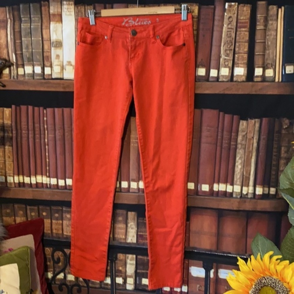 Celebrity Blues‎ red/orange lightweight jeans